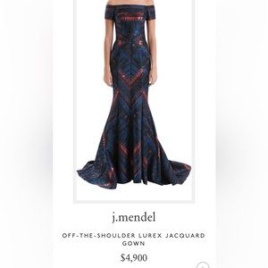NEW j mendel gown size 16.